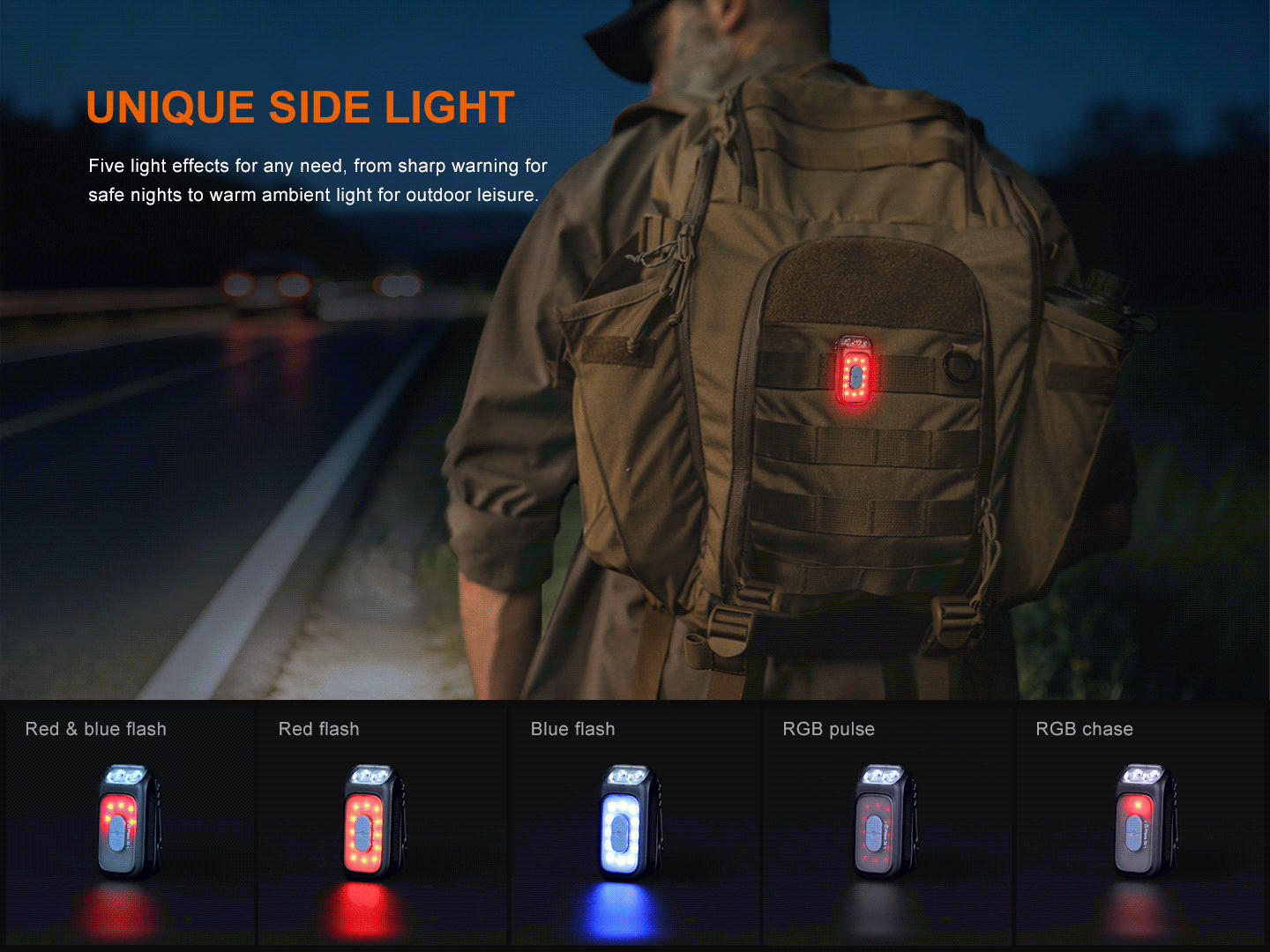 Fenix E04R - Lampe torche EDC compacte - 300 lumens