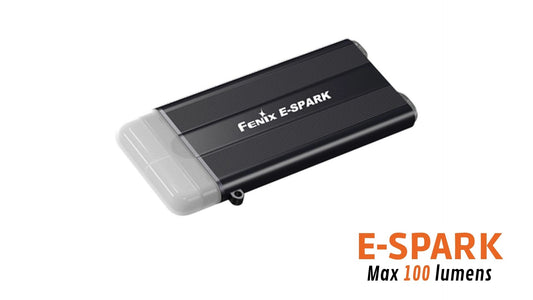 Fenix ESPARK - Lampe rechargeable - 100 Lumens - Batterie externe - Revendeur Officiel Lampes FENIX depuis 2008 | Votre Boutique en ligne FENIX®