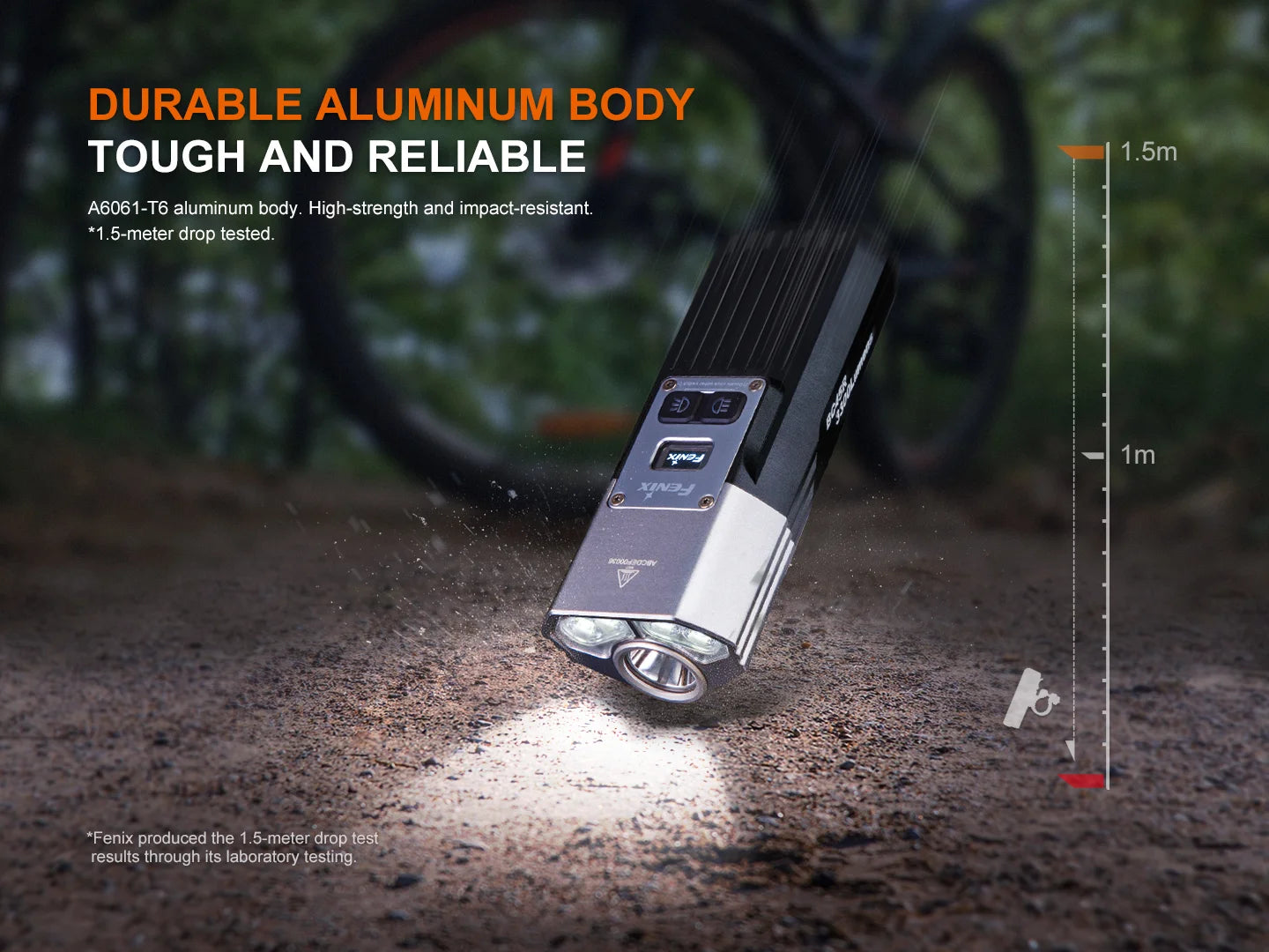 Fenix BC45R - Lampe de vélo haute performance - 3300 lumens