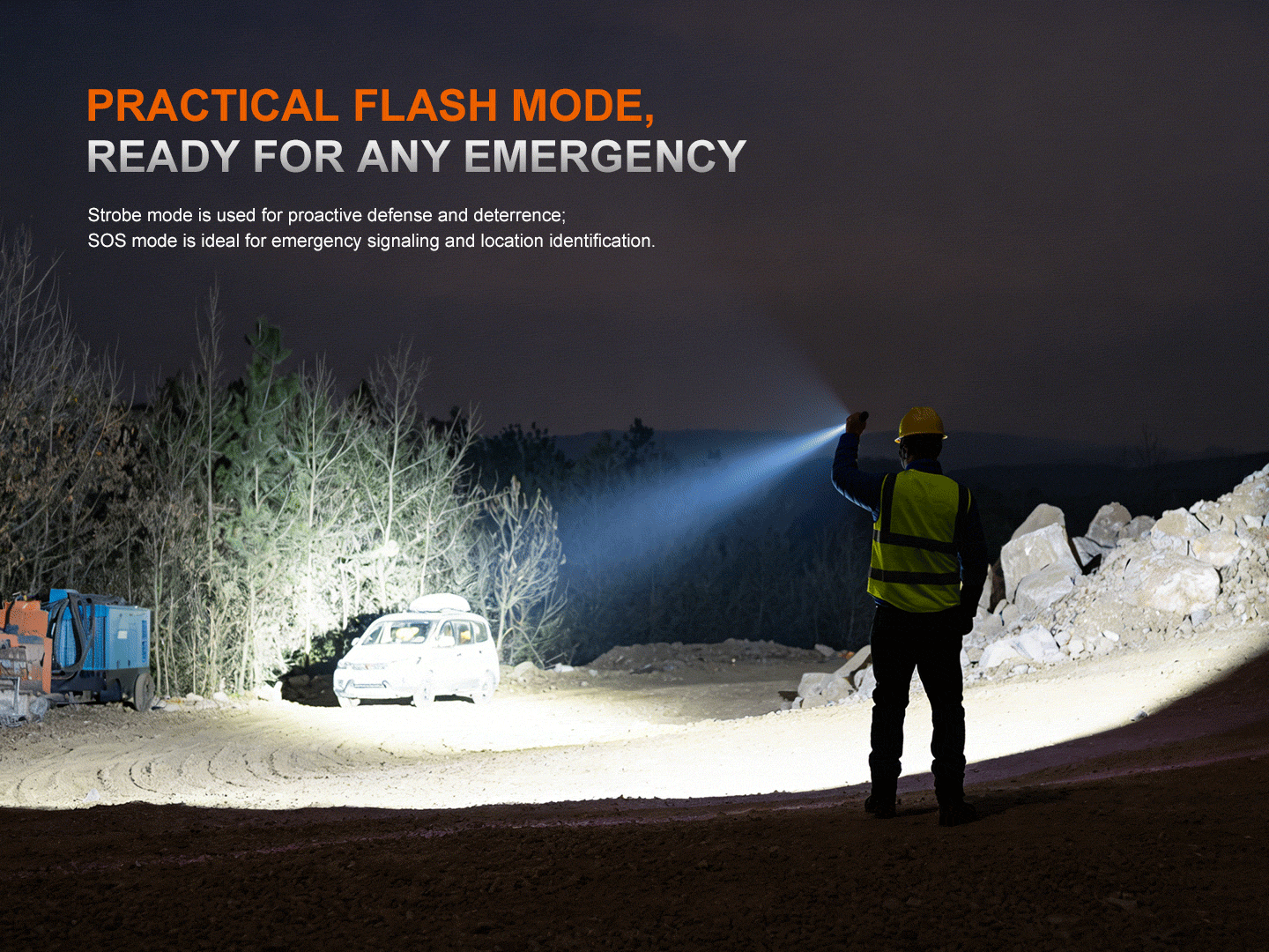 Fenix C7 V2.0 - Lampe de poche haute performance rechargeable - 3300 lumens
