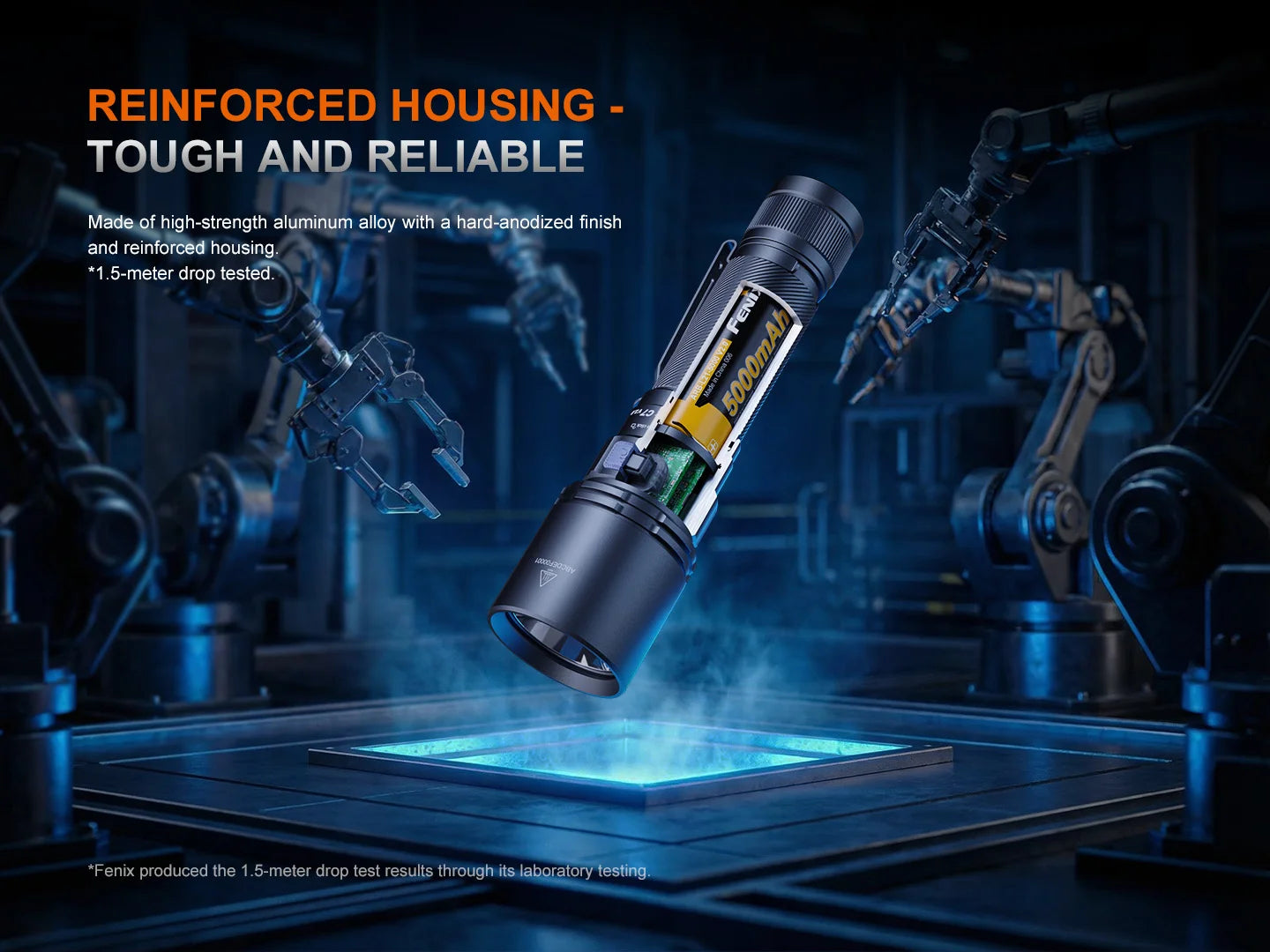 Fenix C7 V2.0 - Lampe de poche haute performance rechargeable - 3300 lumens
