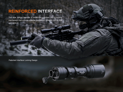 Fenix GL30R - Lampe pour fusil à longue portée et haute puissance - 800 lumens