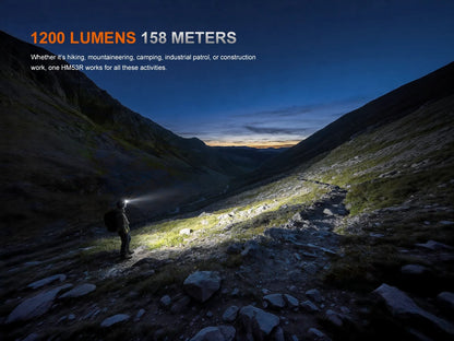 Fenix HM53R - Lampe frontale légère multifonction - 1200 lumens