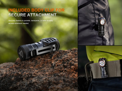 Fenix HM53R - Lampe frontale légère multifonction - 1200 lumens