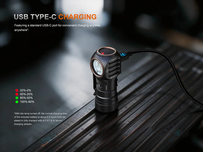 Fenix HM53R - Lampe frontale légère multifonction - 1200 lumens