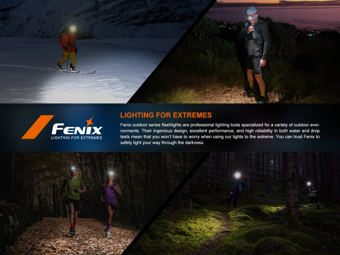 Fenix HM53R - Lampe frontale légère multifonction - 1200 lumens