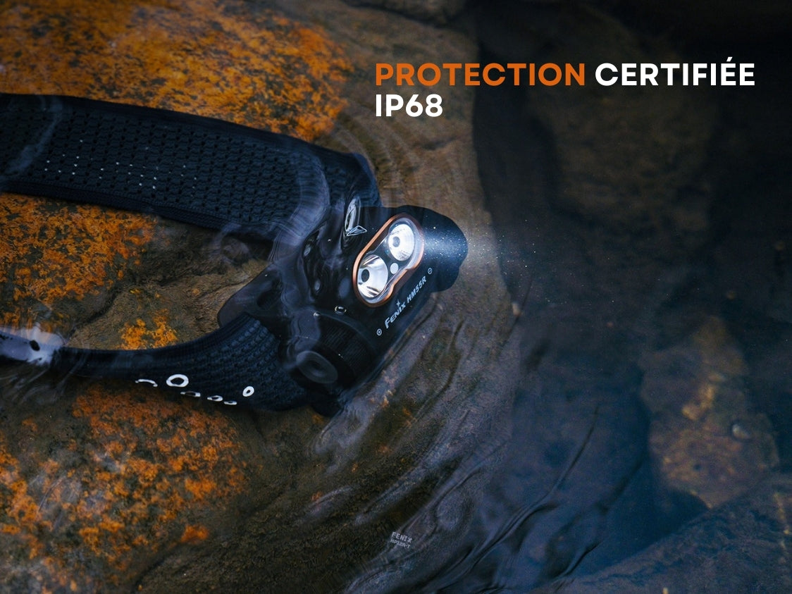 FENIX - HM55R - Lampe frontale ultra légère - 1200 LUMENS - Revendeur Officiel Lampes FENIX depuis 2008 | Votre Boutique en ligne FENIX®