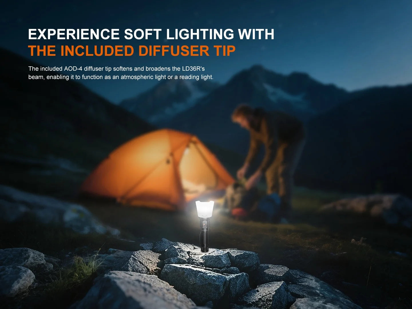 Fenix LD36R - Lampe de poche multicolore haute performance - 3600 lumens