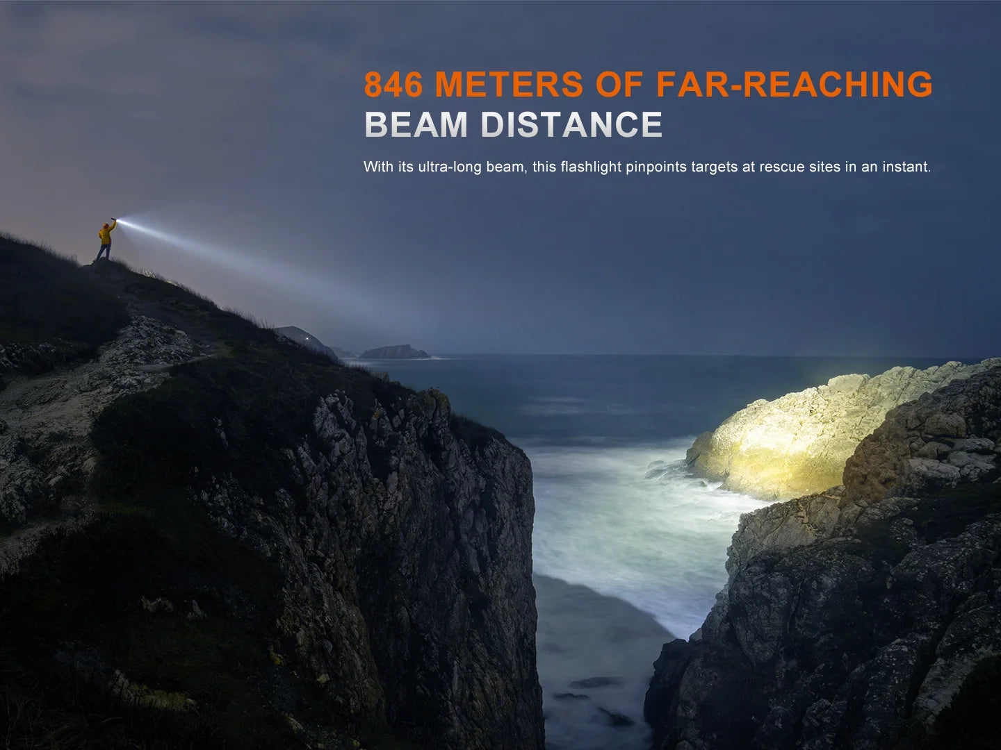 Fenix LR50R V2.0 - Lampe de poche multifonction super lumineuse rechargeable - 18 000 lumens