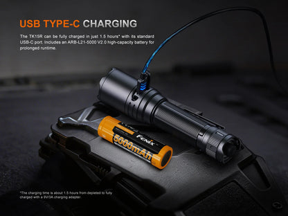 Fenix TK15R - Lampe torche tactique rechargeable système IRIS X - 3200 lumens