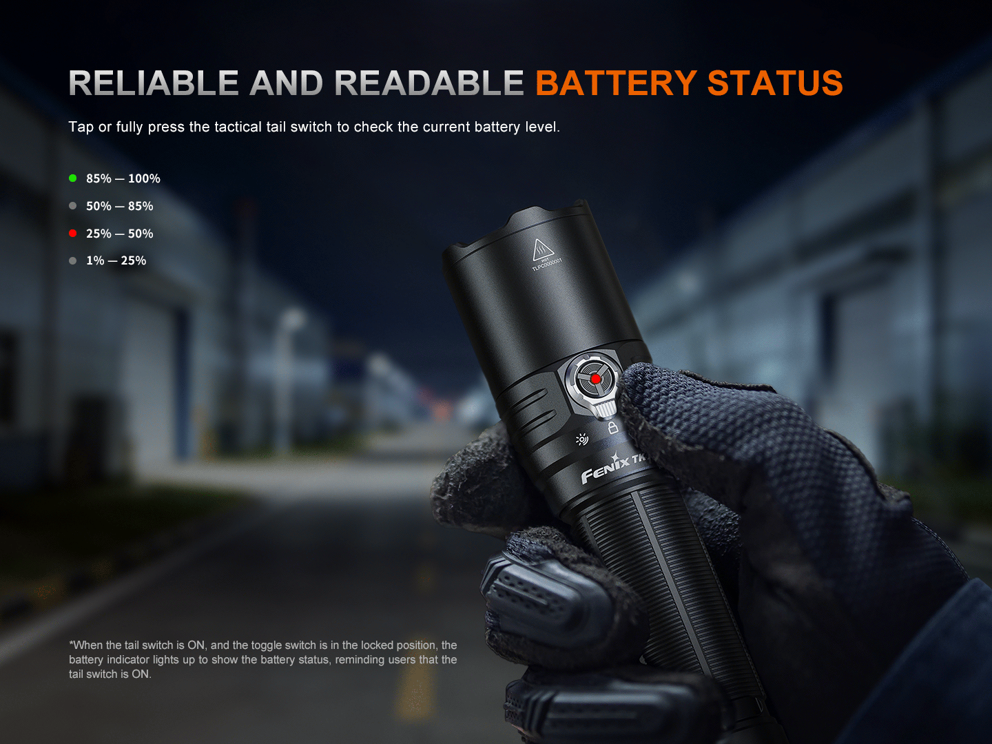Fenix TK15R - Lampe torche tactique rechargeable système IRIS X - 3200 lumens