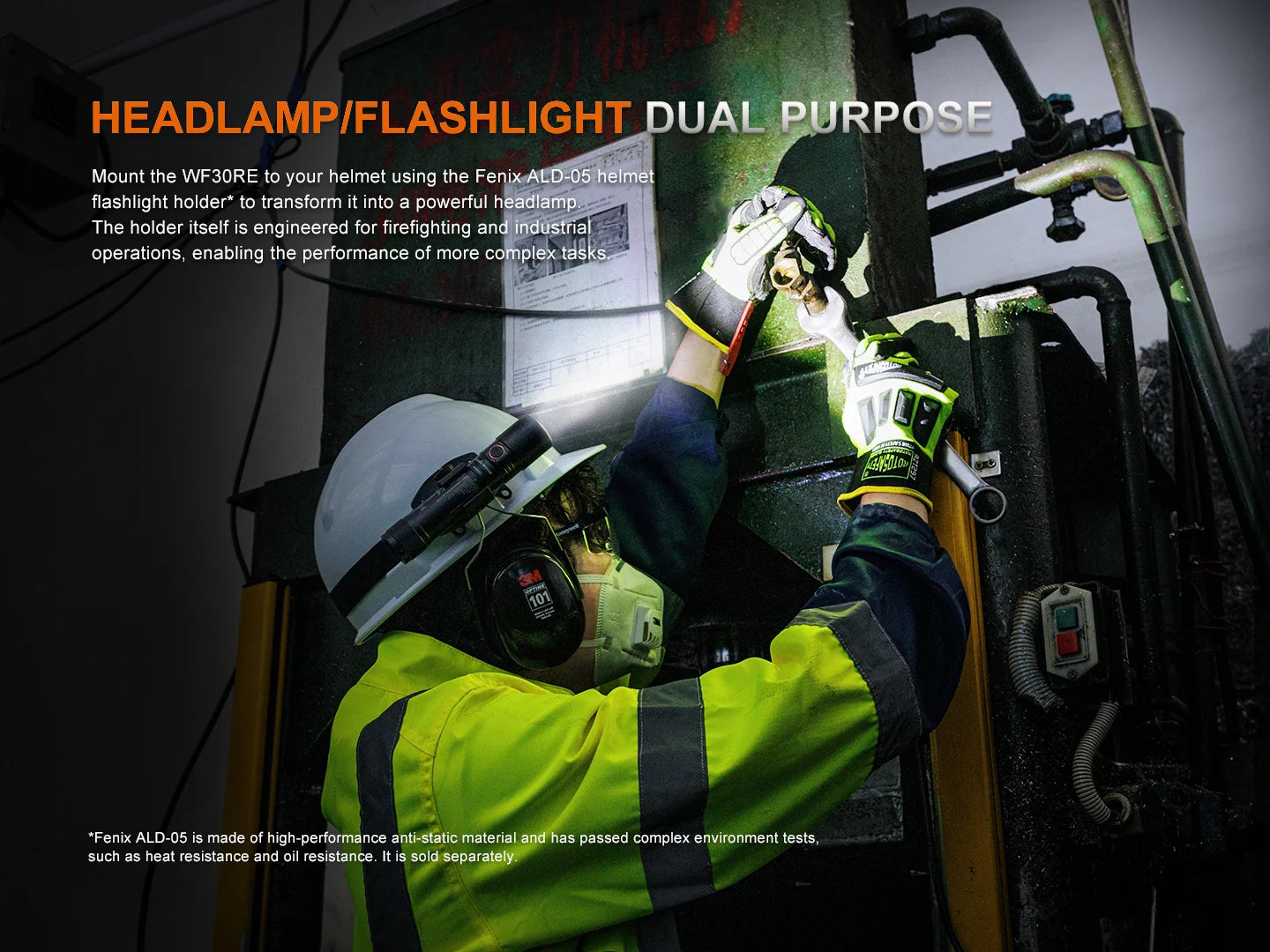 Fenix WF30RE - Lampe torche à sécurité intrinsèque - 300 lumens