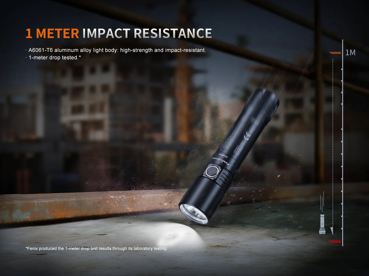 Fenix WF30RE - Lampe torche à sécurité intrinsèque - 300 lumens