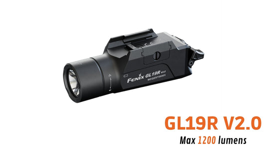 Fenix GL19R V.2 - Lampe de poche de chasse à haute intensité - 1200 lumens