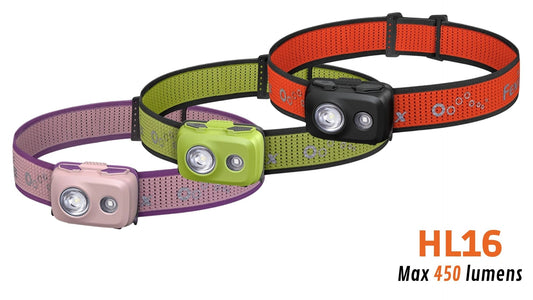 Fenix HL16 - 450 lumens - Ultra légère et compacte