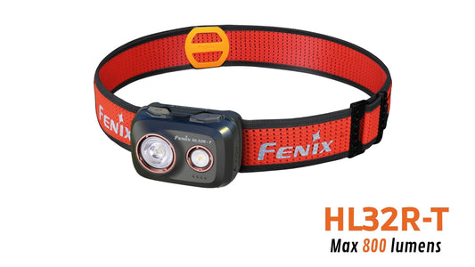 Fenix HL32R-T - 800 lumens - Rechargeable USB-C - Spécial trail