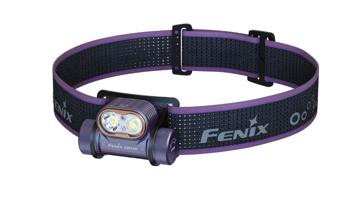 Lampe Frontale Fenix HM55R Rechargeable - 1200 Lumens, Portée 175 M, 141h Autonomie, IP68, Double Faisceau Et Lumière Rouge - 9