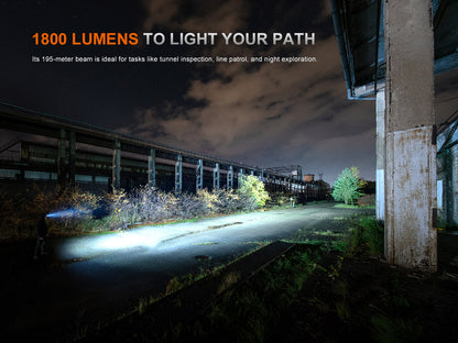Fenix HM61R V3.0 - 1800 Lumens - Lampe frontale multifonctions