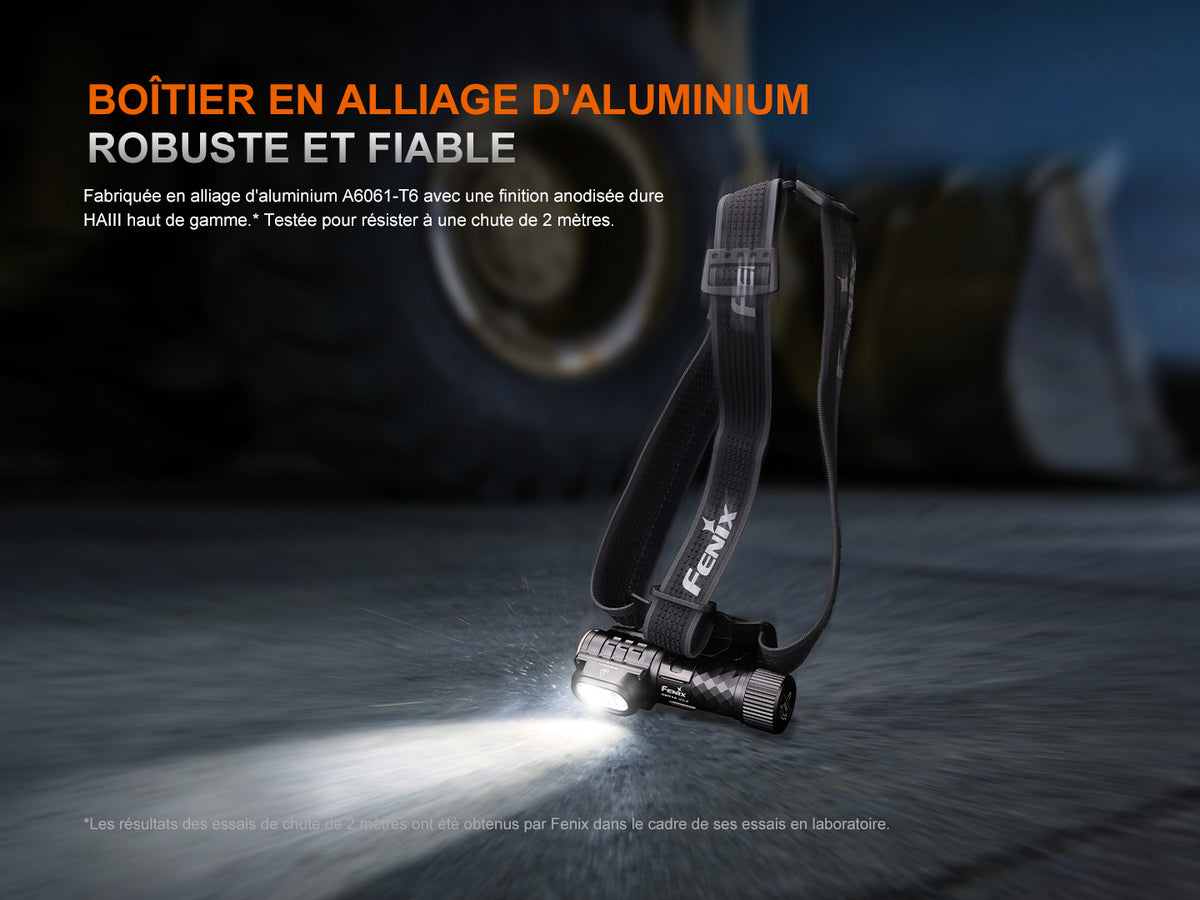 Fenix HM71R V2.0 - Lampe frontale rechargeable - 3500 lumens