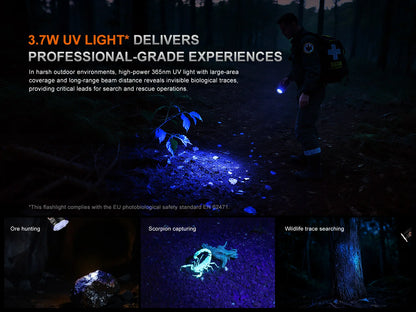 Fenix LR35R Pro - Lampe de recherche super lumineuse - 10000 LUMENS