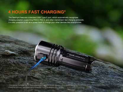Fenix LR35R Pro - Lampe de recherche super lumineuse - 10000 LUMENS