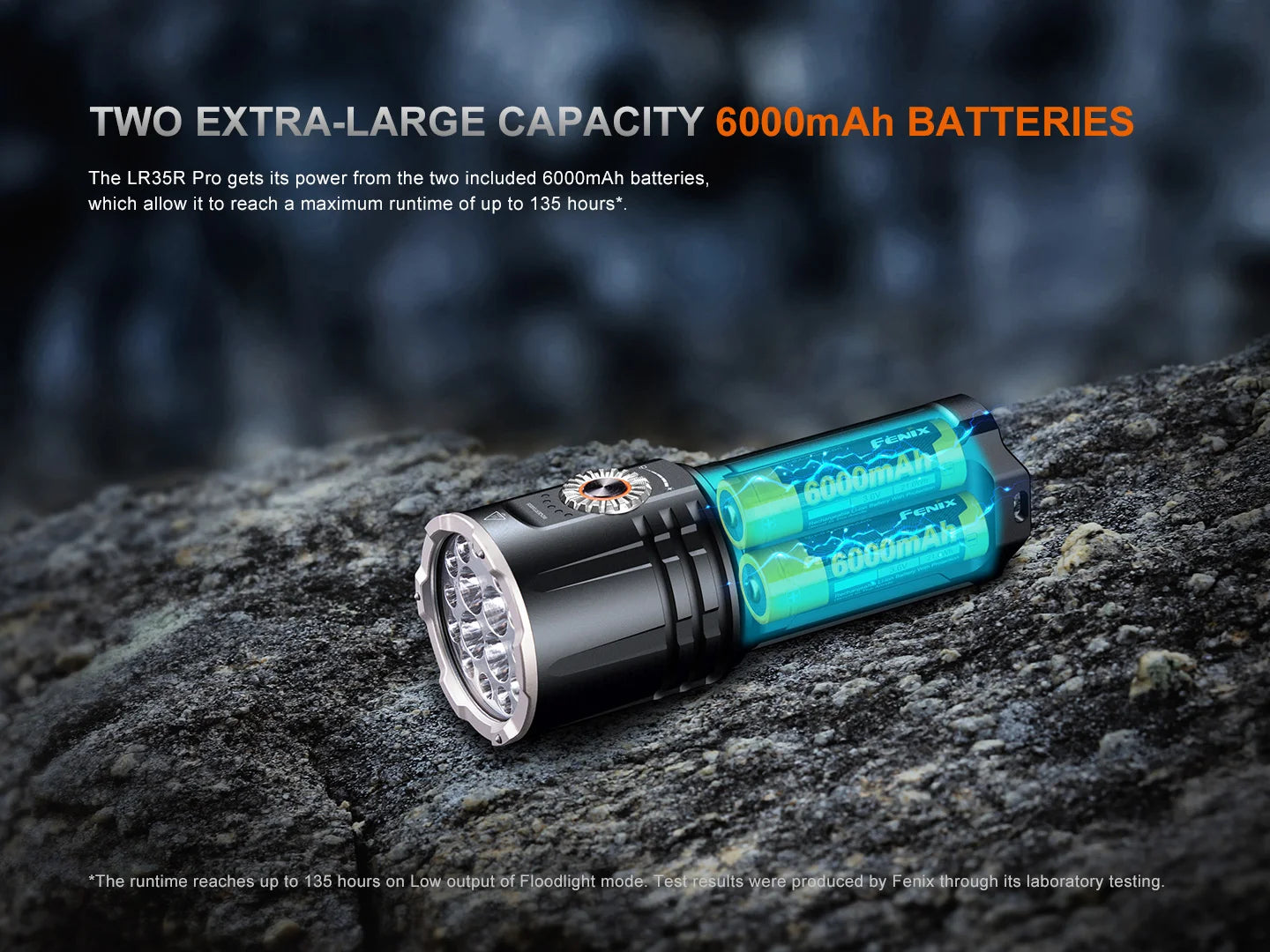 Fenix LR35R Pro - Lampe de recherche super lumineuse - 10000 LUMENS
