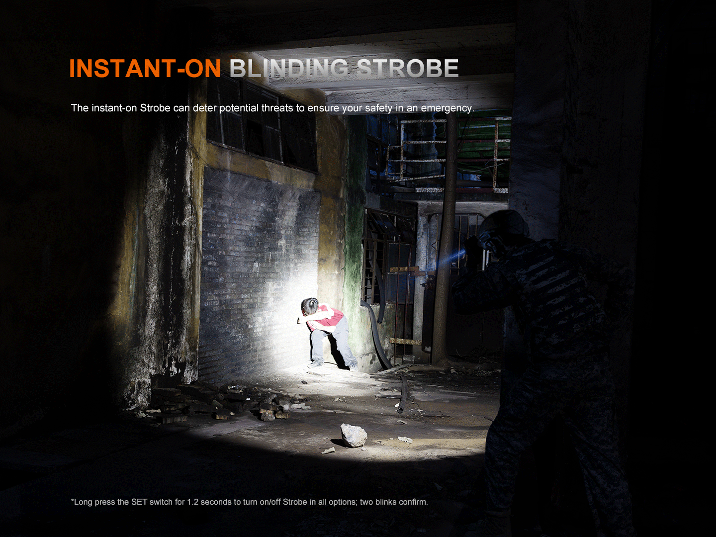 Fenix PD36R ACE Lampe torche tactique multimodes - 3000 lumens