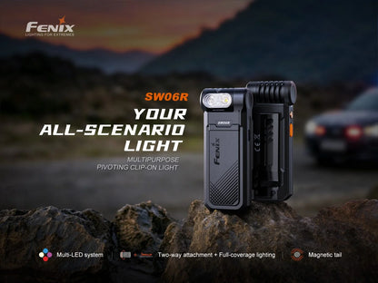 Fenix SW06R - Lampe de poche rechargeable compacte - 500 lumens