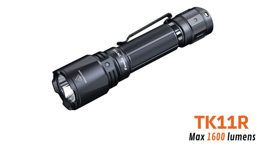 Fenix TK11R - Lampe de poche compacte à double interrupteur tactique - 1600 lumens