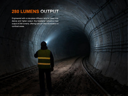 Fenix WH35RE - Lampe frontale à sécurité intrinsèque  - 280 lumens