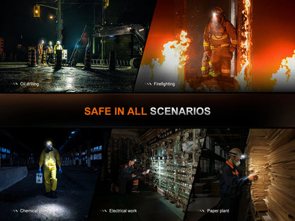 Fenix WH35RE - Lampe frontale à sécurité intrinsèque  - 280 lumens