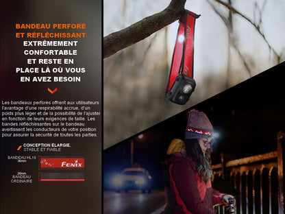 Fenix HL16 - 450 Lumens - Ultra légère et compacte Revendeur Officiel Lampes FENIX depuis 2008 | Votre Boutique en ligne FENIX®