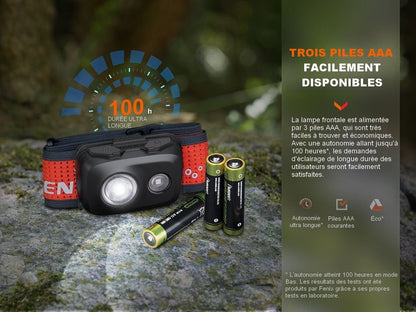 Fenix HL16 - 450 Lumens - Ultra légère et compacte Revendeur Officiel Lampes FENIX depuis 2008 | Votre Boutique en ligne FENIX®