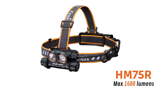 Fenix HM75R - 1600 lumens - Rechargeable USB-C