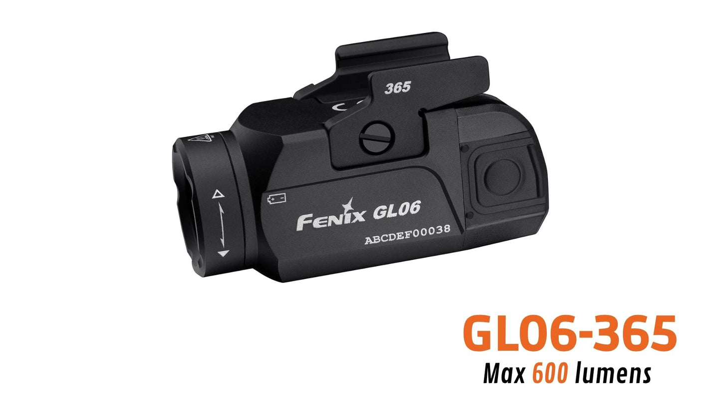 Fenix GL06-365 - 600 lumens - 140 mètres de portée - Revendeur Officiel Lampes FENIX depuis 2008 | Votre Boutique en ligne FENIX®