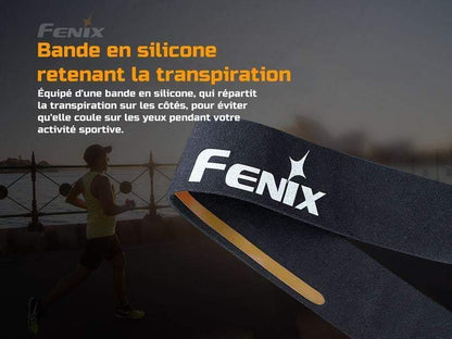 Fenix AFH-10 - serre tête de sport élastique en nylon avec lignes réfléchissantes et anti-transpiration Site Officiel FENIX® - Votre boutique en ligne Fenix®