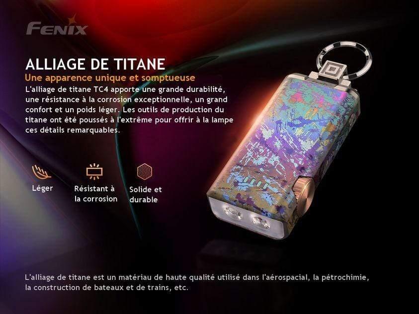 Fenix APEX 20 - Mix Iridescent Titane édition limitée et numérotée spéciale 20 ans de Fenix Revendeur Officiel Lampes FENIX depuis 2008 | Votre Boutique en ligne FENIX®