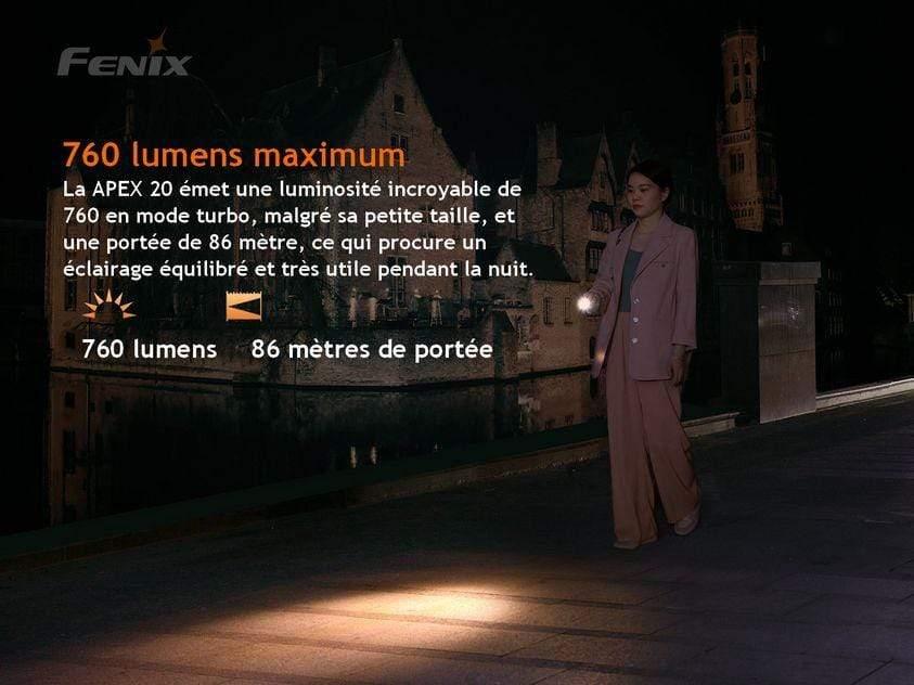 Fenix APEX 20 - Mix Iridescent Titane édition limitée et numérotée spéciale 20 ans de Fenix Revendeur Officiel Lampes FENIX depuis 2008 | Votre Boutique en ligne FENIX®