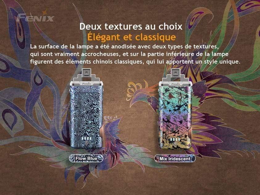 Fenix APEX 20 - Mix Iridescent Titane édition limitée et numérotée spéciale 20 ans de Fenix Revendeur Officiel Lampes FENIX depuis 2008 | Votre Boutique en ligne FENIX®