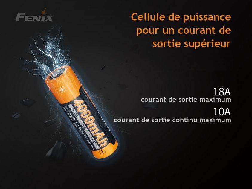 Fenix ARB-L21-4000P Batterie 21700 haute puissance Site Officiel FENIX® - Votre boutique en ligne Fenix®