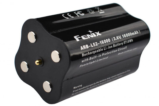 Fenix ARB-L52-16000 Batterie rechargeable pour LR50R Revendeur Officiel Lampes FENIX depuis 2008 | Votre Boutique en ligne FENIX®