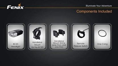 Fenix BC20 - 400 Lumens Site Officiel FENIX® - Votre boutique en ligne Fenix®