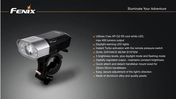 Fenix BC20 - 400 Lumens Site Officiel FENIX® - Votre boutique en ligne Fenix®