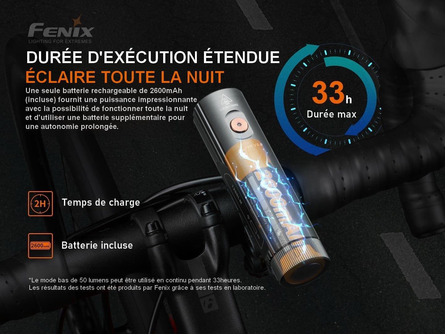 Fenix BC21R V3.0 - Lampe de vélo rechargeable - Max 1200 Lumens Revendeur Officiel Lampes FENIX depuis 2008 | Votre Boutique en ligne FENIX®