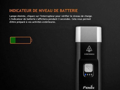 Fenix BC25R lampe de vélo 600 Lumens + technologie anti éblouissement piétons Site Officiel FENIX® - Votre boutique en ligne Fenix®