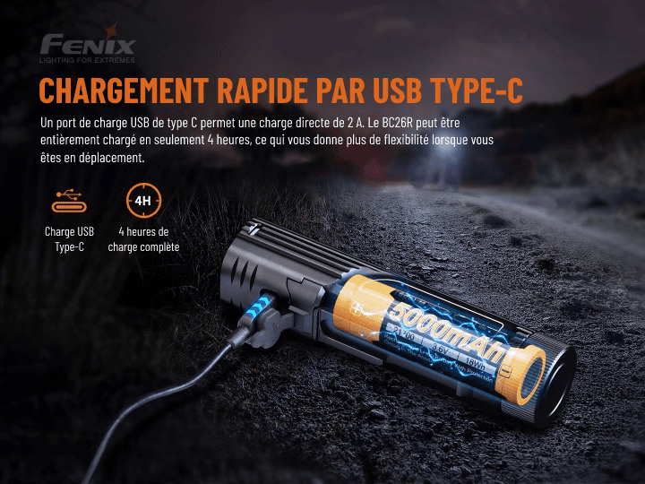 Fenix ARBL21-5000 V2.0 - Batterie 21700 - 3,6V 5000mAh – Revendeur Officiel  Lampes FENIX depuis 2008