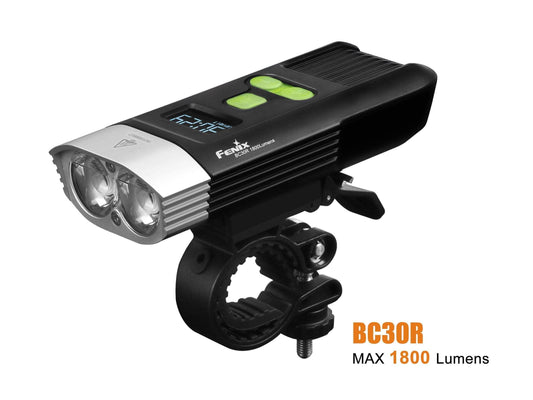 Fenix BC30R 2017 Edition - 1800 Lumens - avec batterie interne et chargeur USB - écran OLED Site Officiel FENIX® - Votre boutique en ligne Fenix®