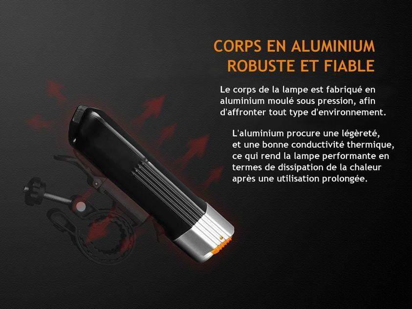 Fenix BC35R lampe de vélo rechargeable - 1800 lumens + technologie anti éblouissement et Alarme anti vol Site Officiel FENIX® - Votre boutique en ligne Fenix®