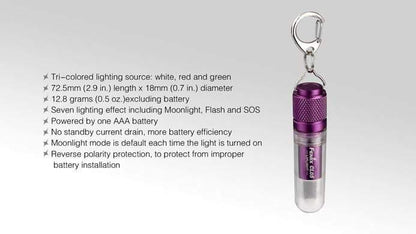 Fenix CL05 - Violet - Tricolore Site Officiel FENIX® - Votre boutique en ligne Fenix®