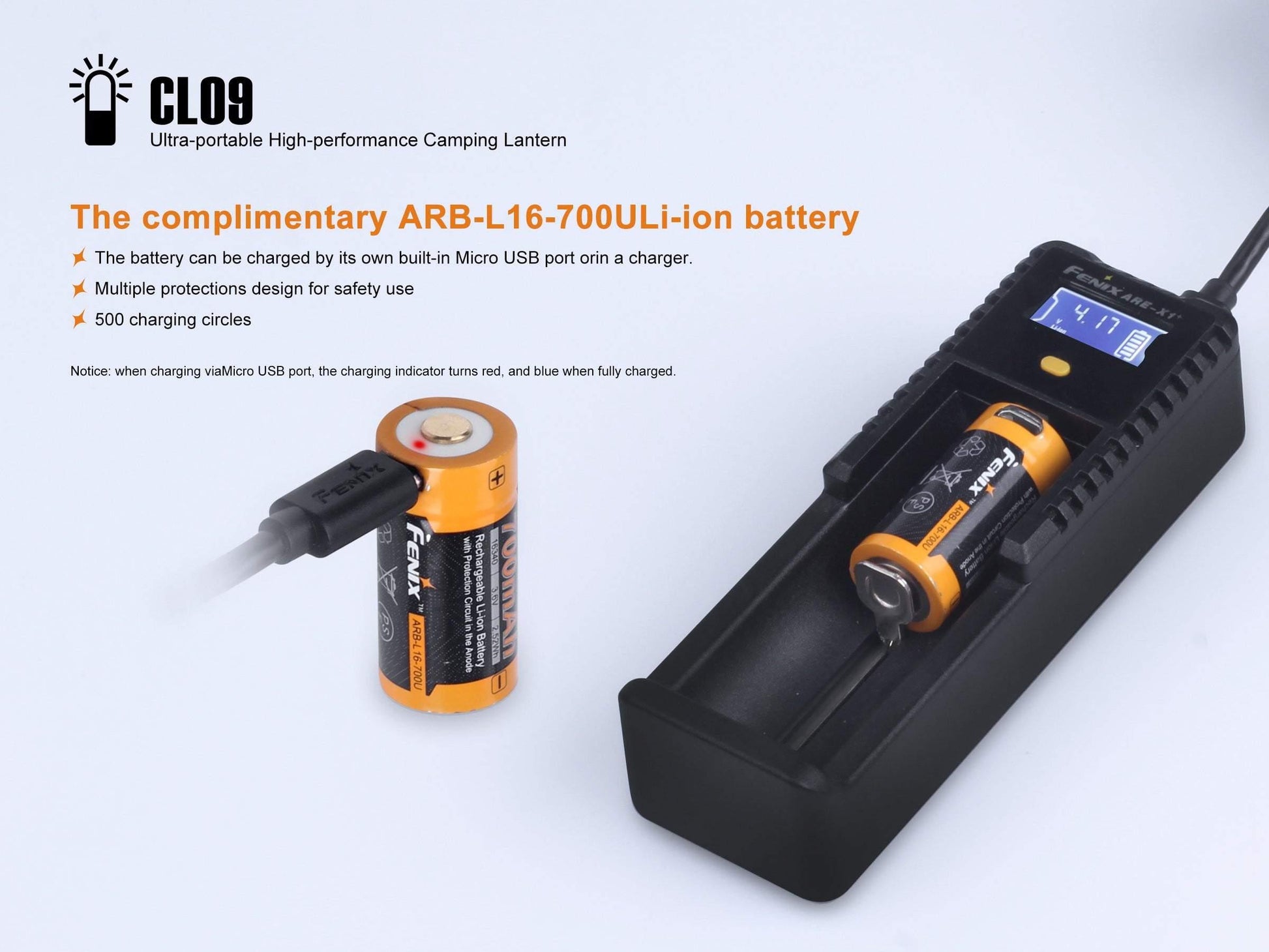 Fenix CL09 - Lampe LED pour camping - 200 lumens - modèle Noir Site Officiel FENIX® - Votre boutique en ligne Fenix®
